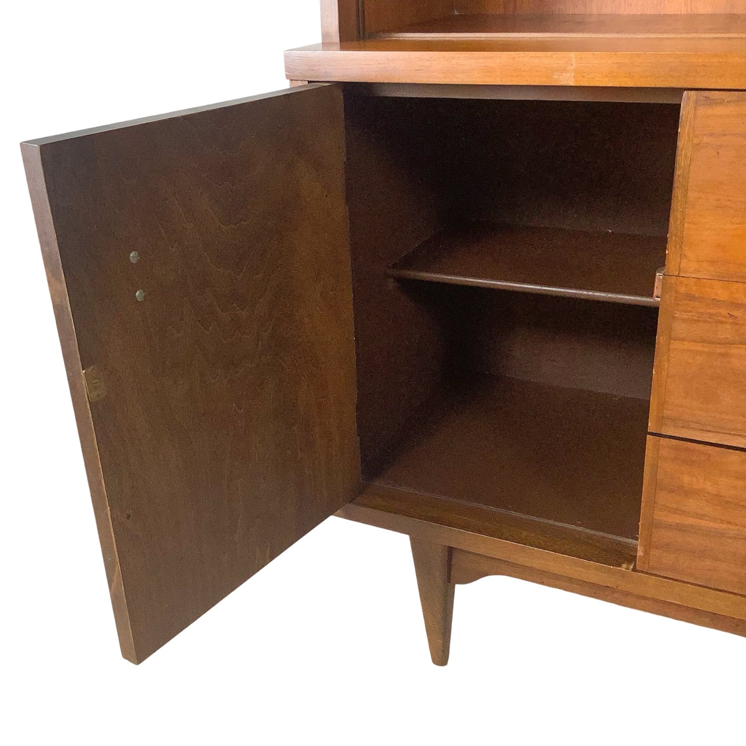 Vintage Mid-Century Modern Walnut Hutch - image-15