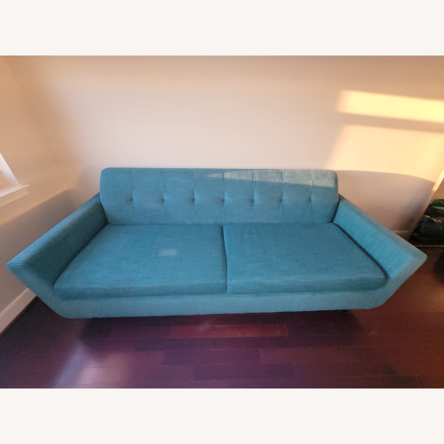 Joybird Hughes Turquoise Fabric Queen Sleeper Sofa - image-6