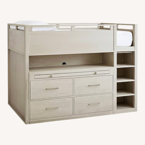 Used Pottery Barn Cleary Twin Loft Bed for sale on AptDeco