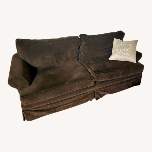 Used Dark Brown Fabric 3+ Piece Sectional for sale on AptDeco