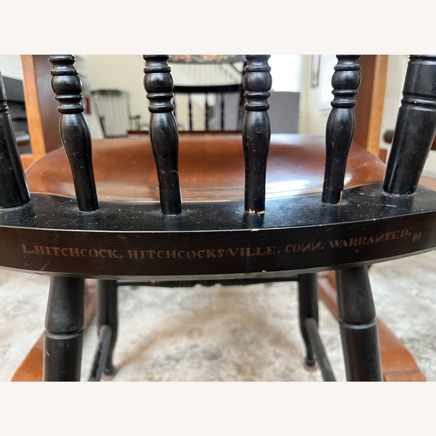 Hitchcock Furniture Dark Brown Wood Dining Set - image-5