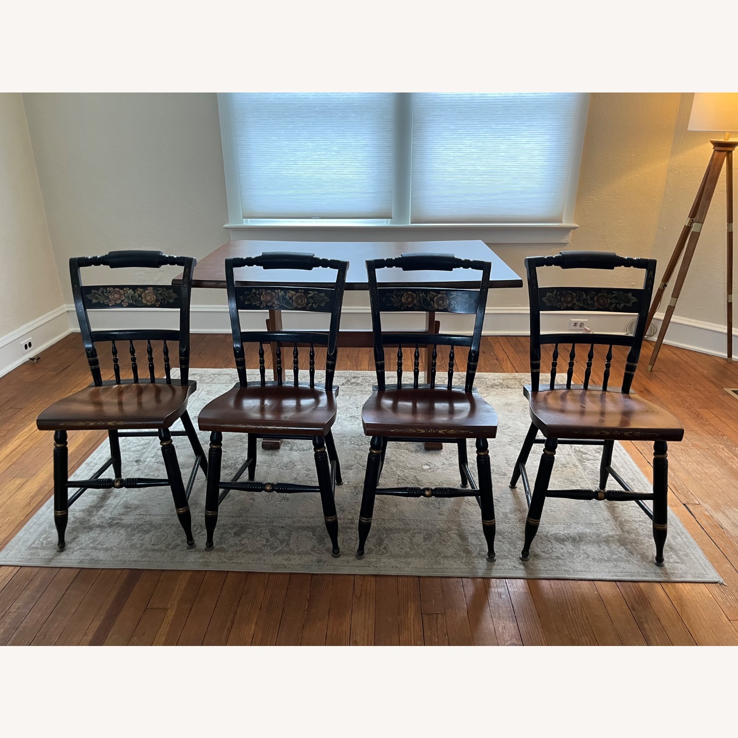 Hitchcock Furniture Dark Brown Wood Dining Set - image-3