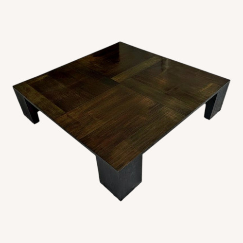 Used Parsons-style Square Block Coffee Table  for sale on AptDeco