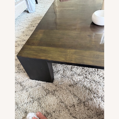 Used Parsons-style Square Block Coffee Table for sale on AptDeco