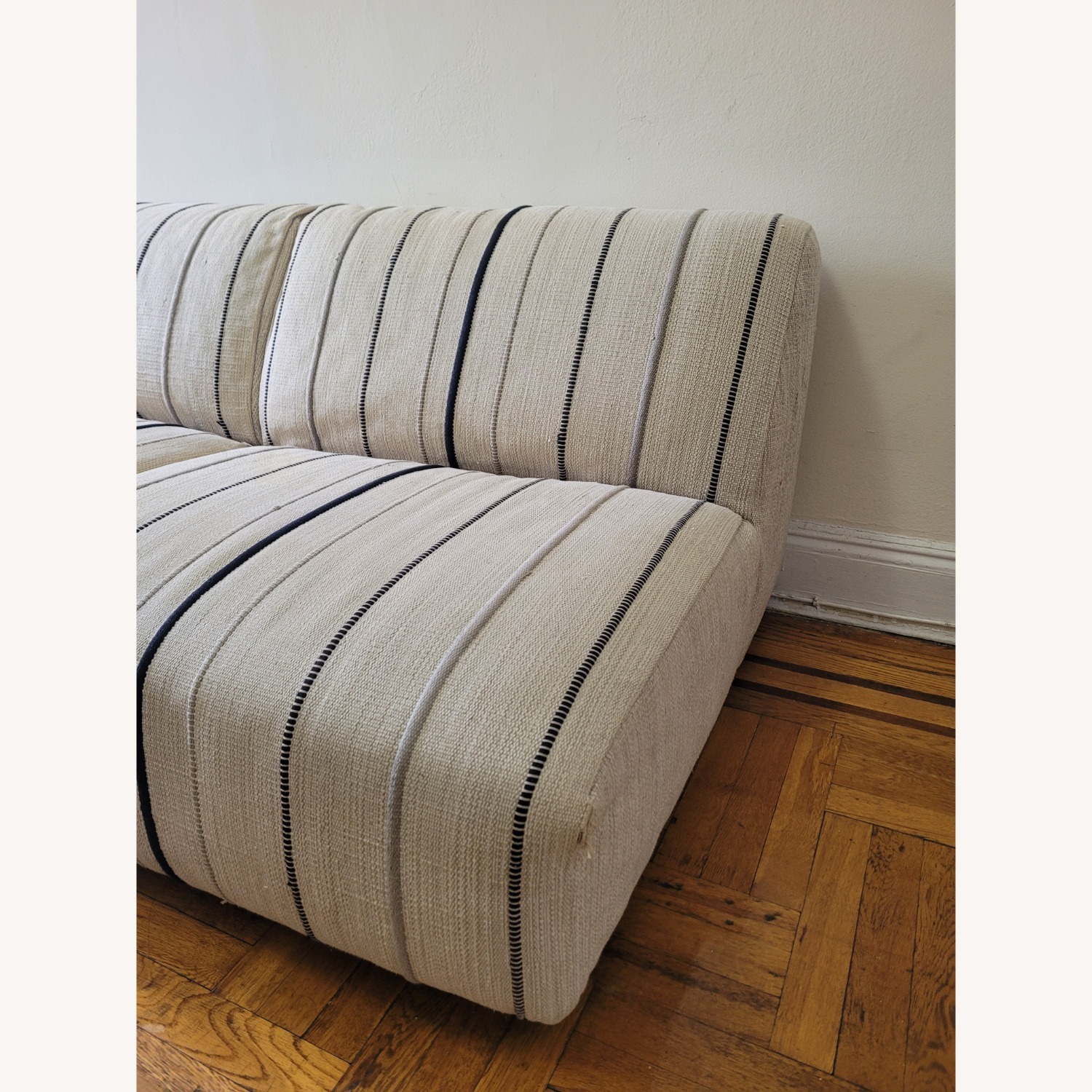 Crate & Barrel Cotton 2 Seater Sofa - image-2