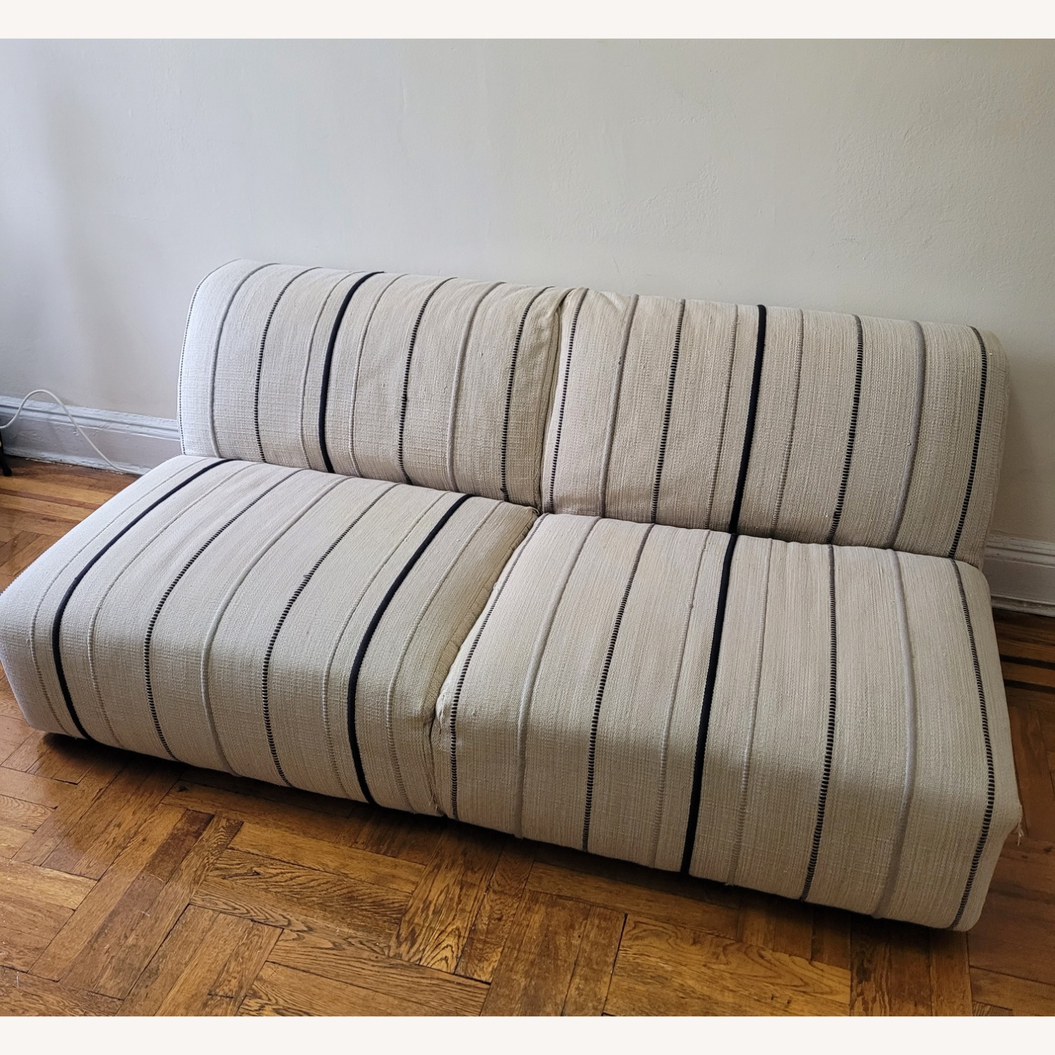 Crate & Barrel Cotton 2 Seater Sofa - image-1