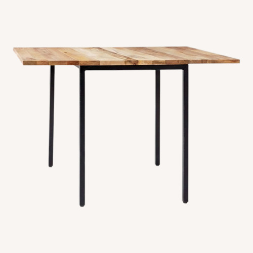 Used West Elm Box Frame Drop Leaf Extendable Table (24"–48") for sale on AptDeco