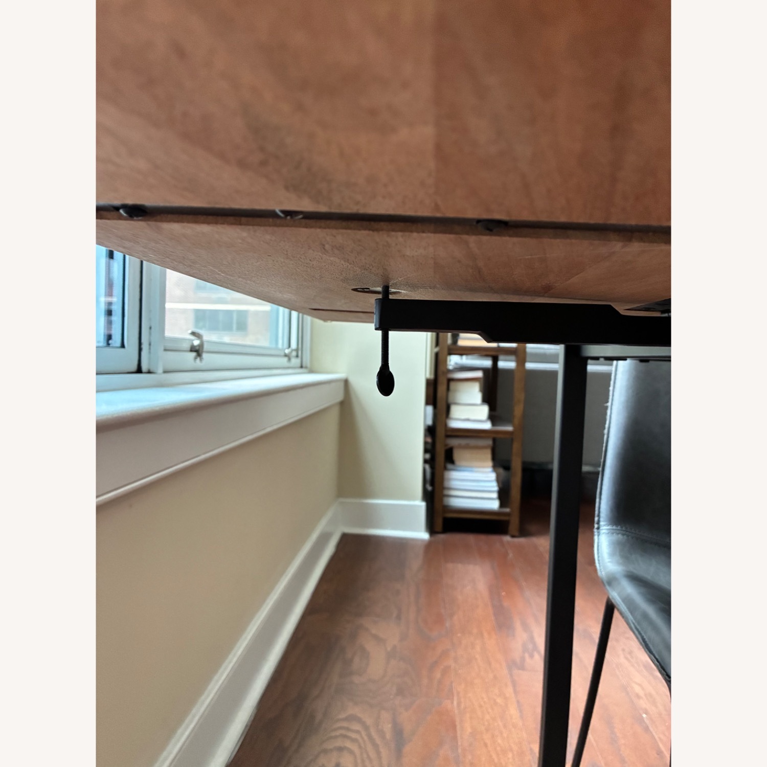 West Elm Box Frame Drop Leaf Extendable Table (24"–48") - image-4