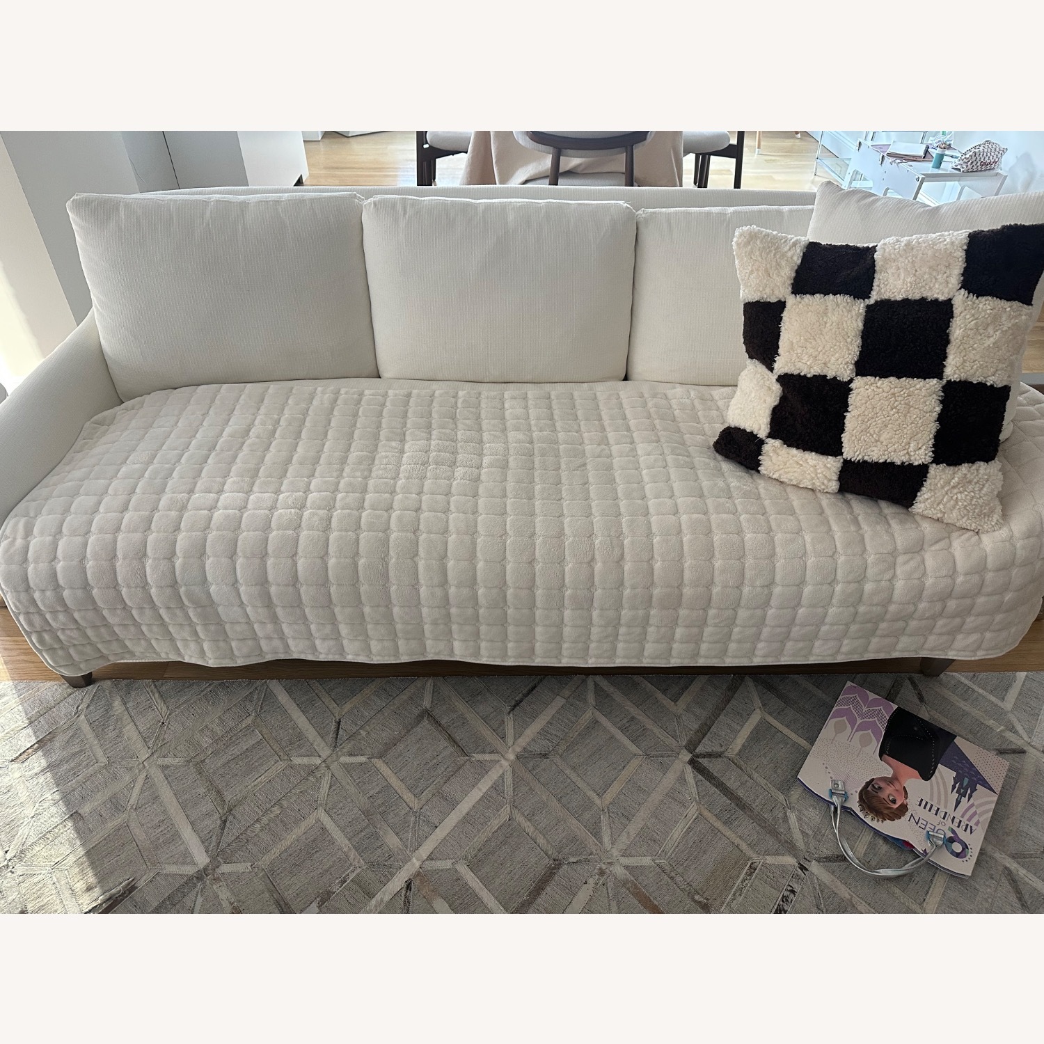 Rum Runner White Sofa - image-2