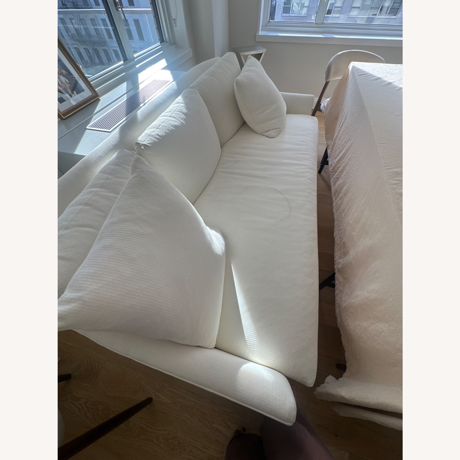 Rum Runner White Sofa - image-5