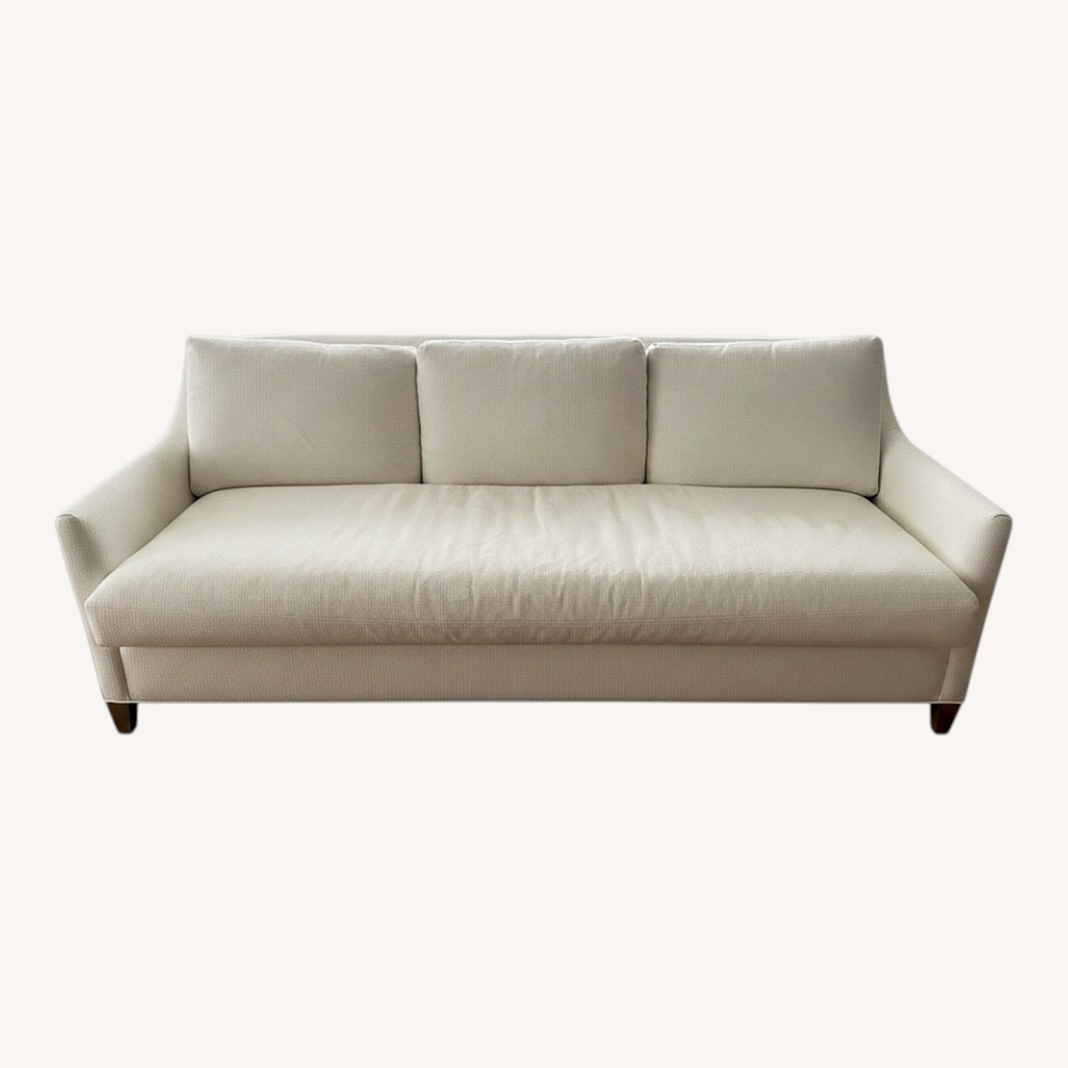 Rum Runner White Sofa - image-0