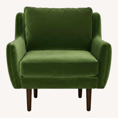 Used Article Matrix 30.5" Velvet Lounge Chair - Grass Green for sale on AptDeco