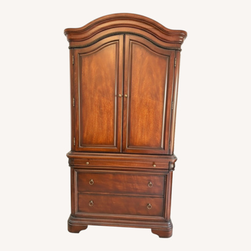 Used Solid Wood Vintage Armoire for sale on AptDeco