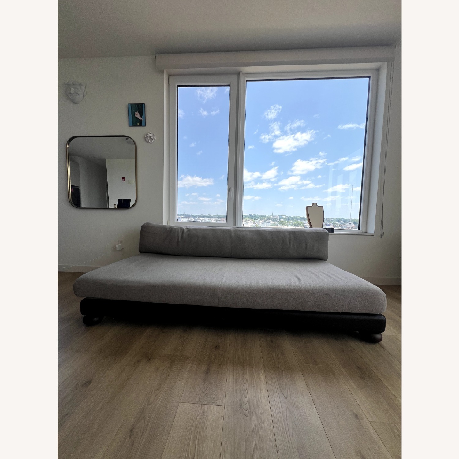 CB2 Bun Armless Sofa - image-1