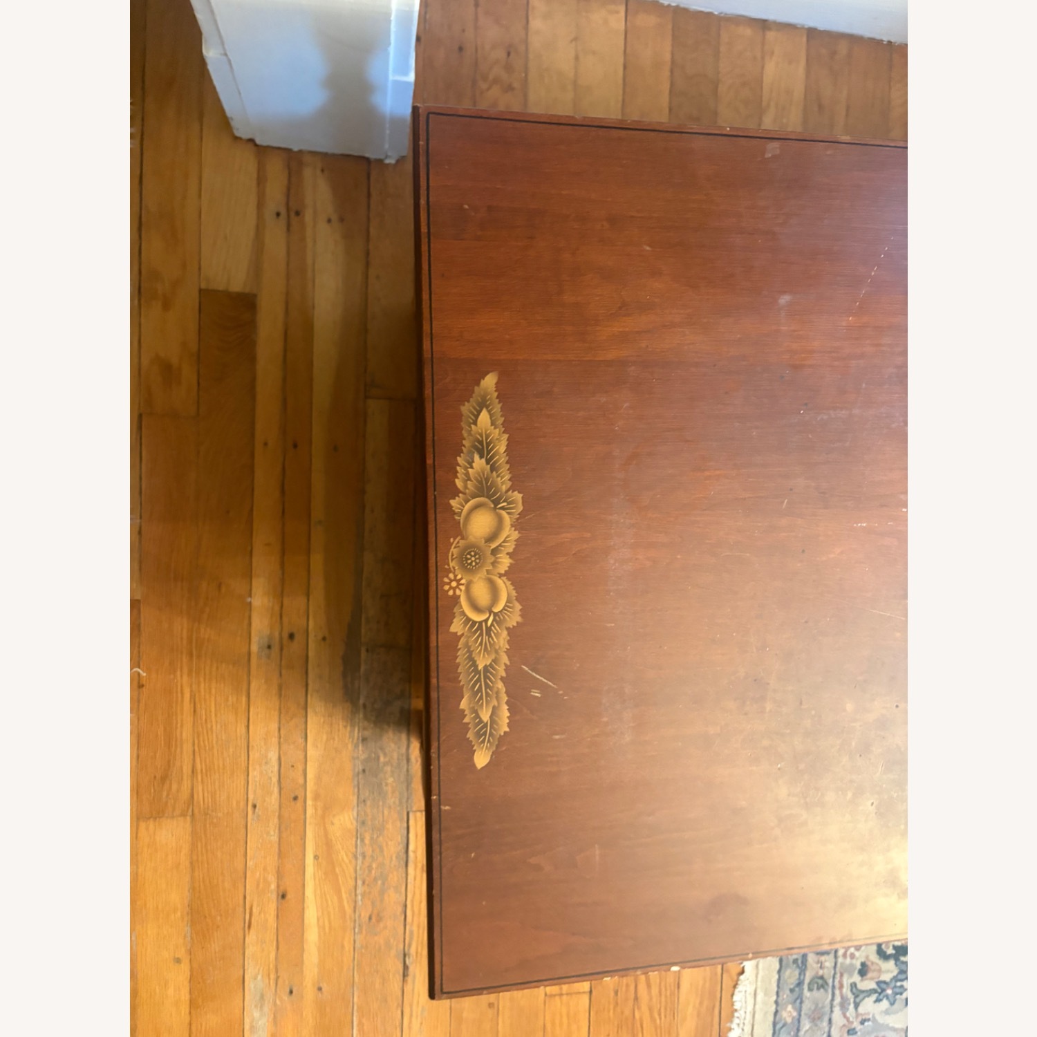 Hitchcock Furniture Dark Brown Wood Coffee Table - image-5