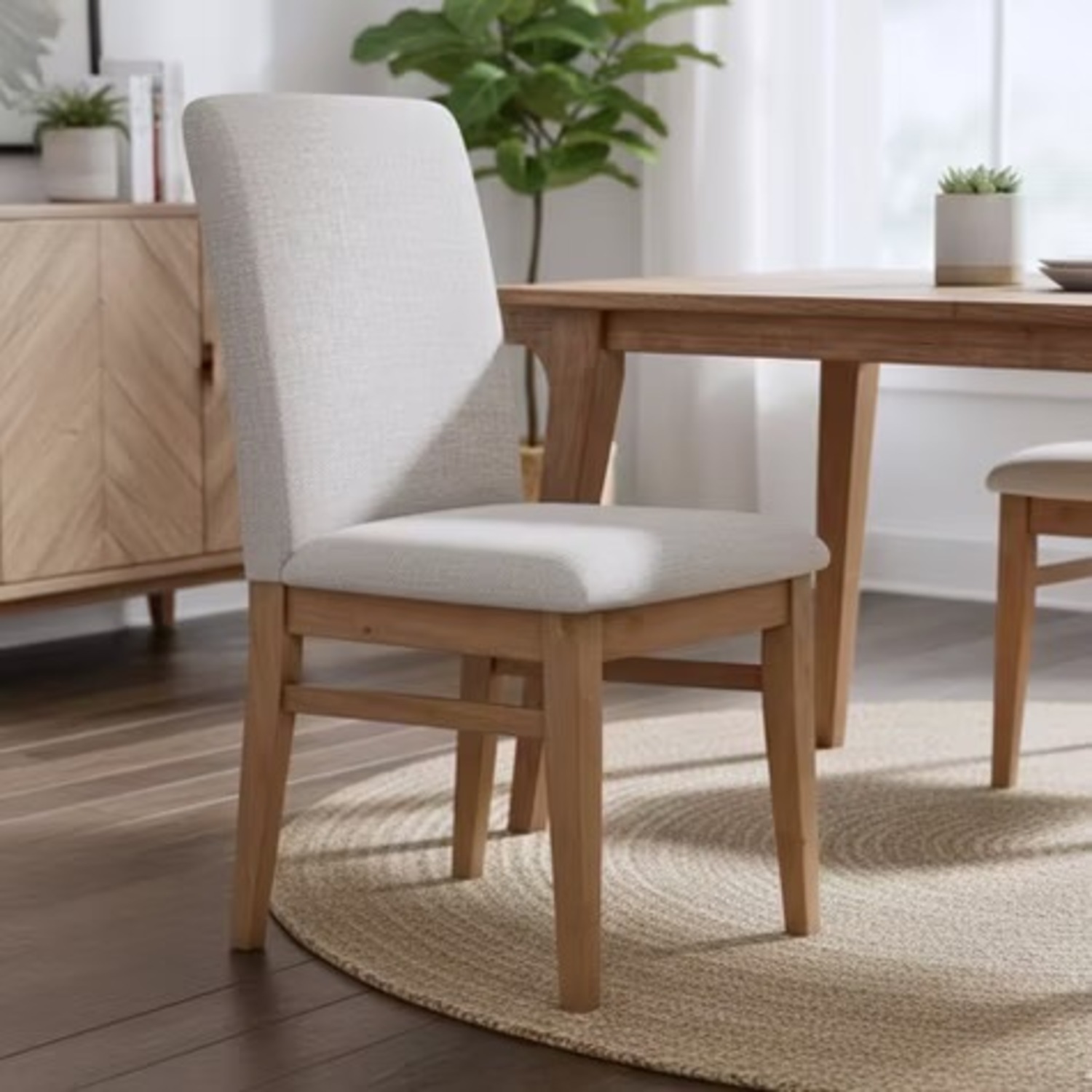 Olejo Dining Side Chairs in Natural (Set of 2) | Alpine - image-1