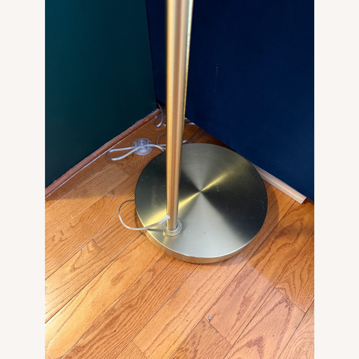 West Elm Overarching Metal Shade Floor Lamp (80") - image-4