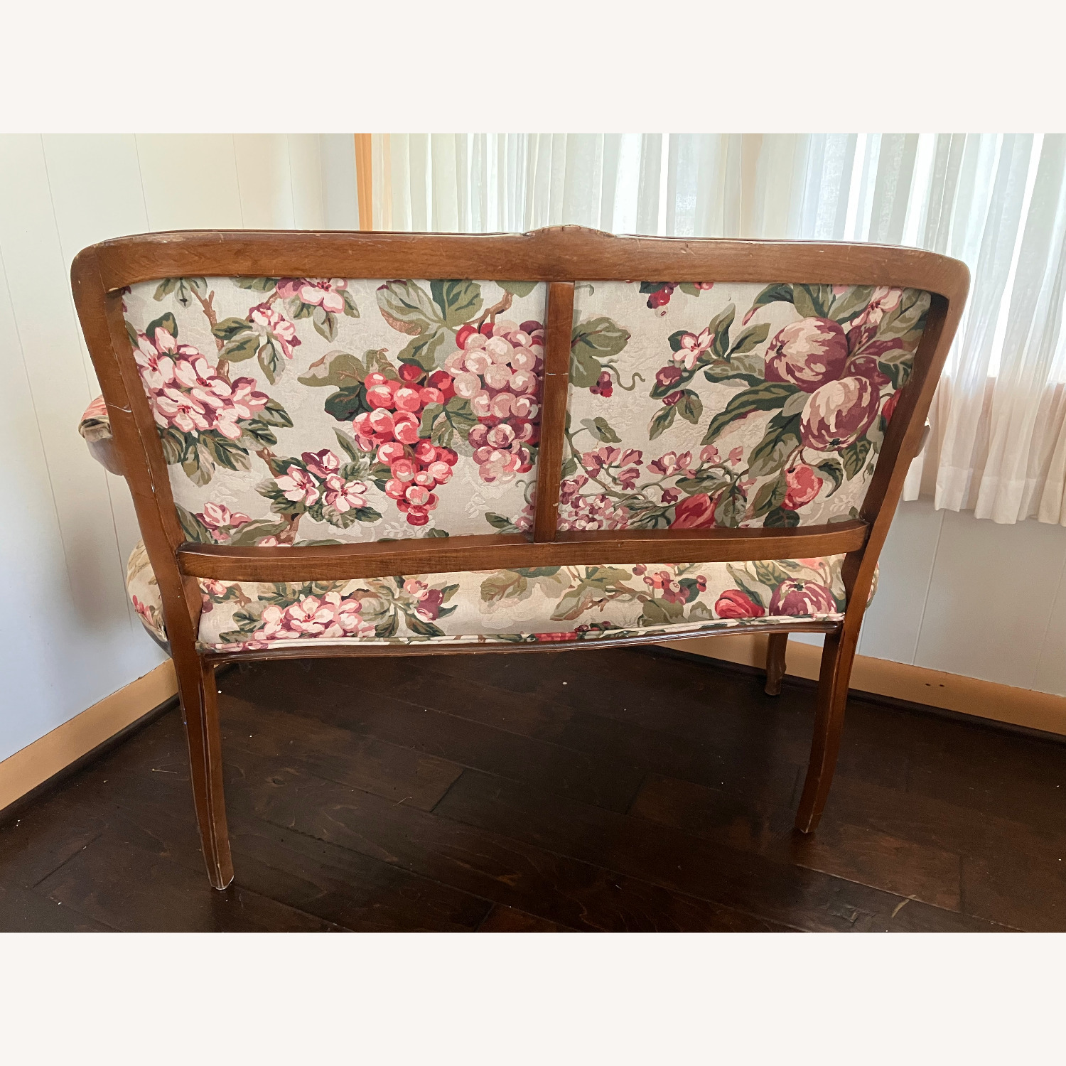 Vintage/Antique Fabric Loveseat - image-3