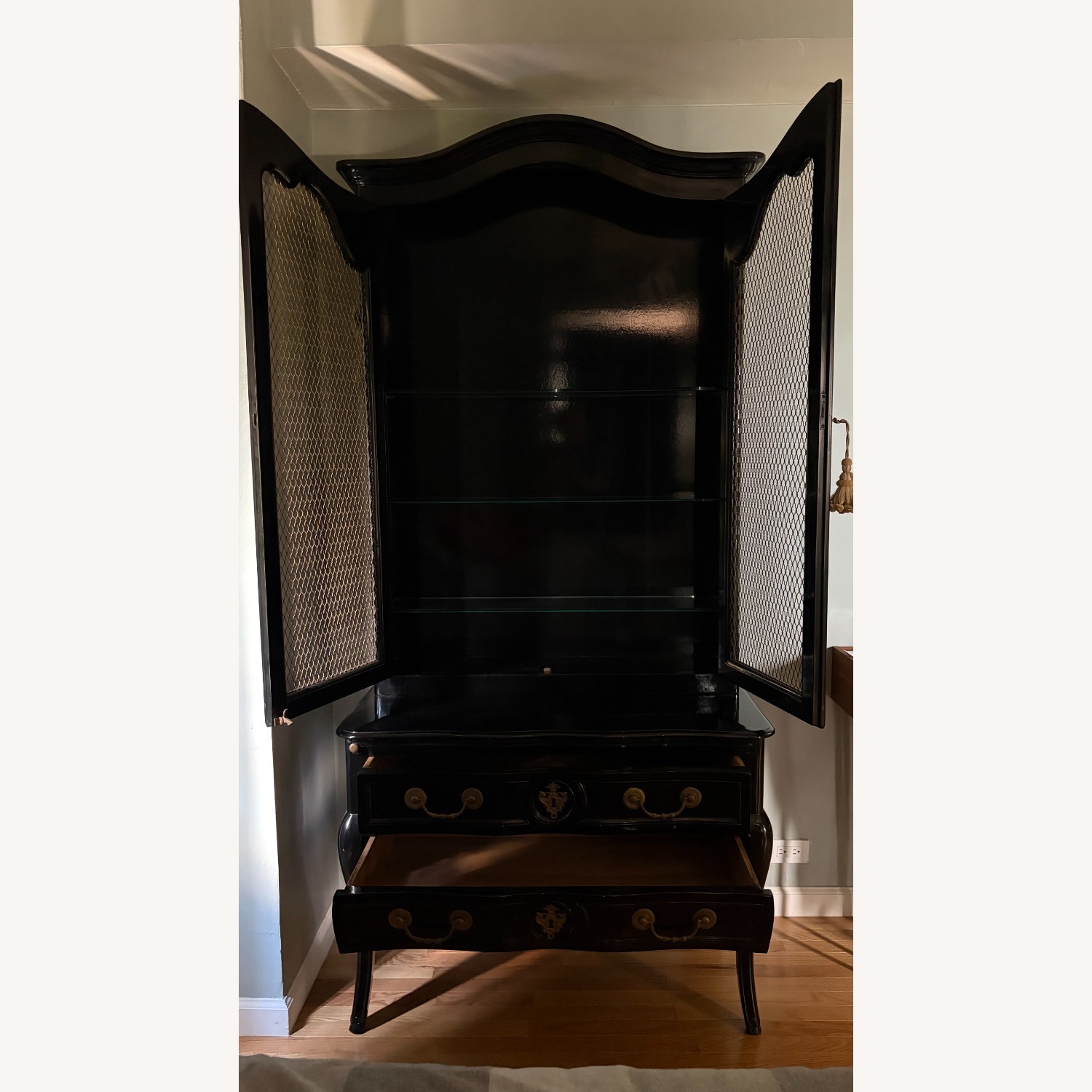 French Provincial Style Display Cabinet - image-5