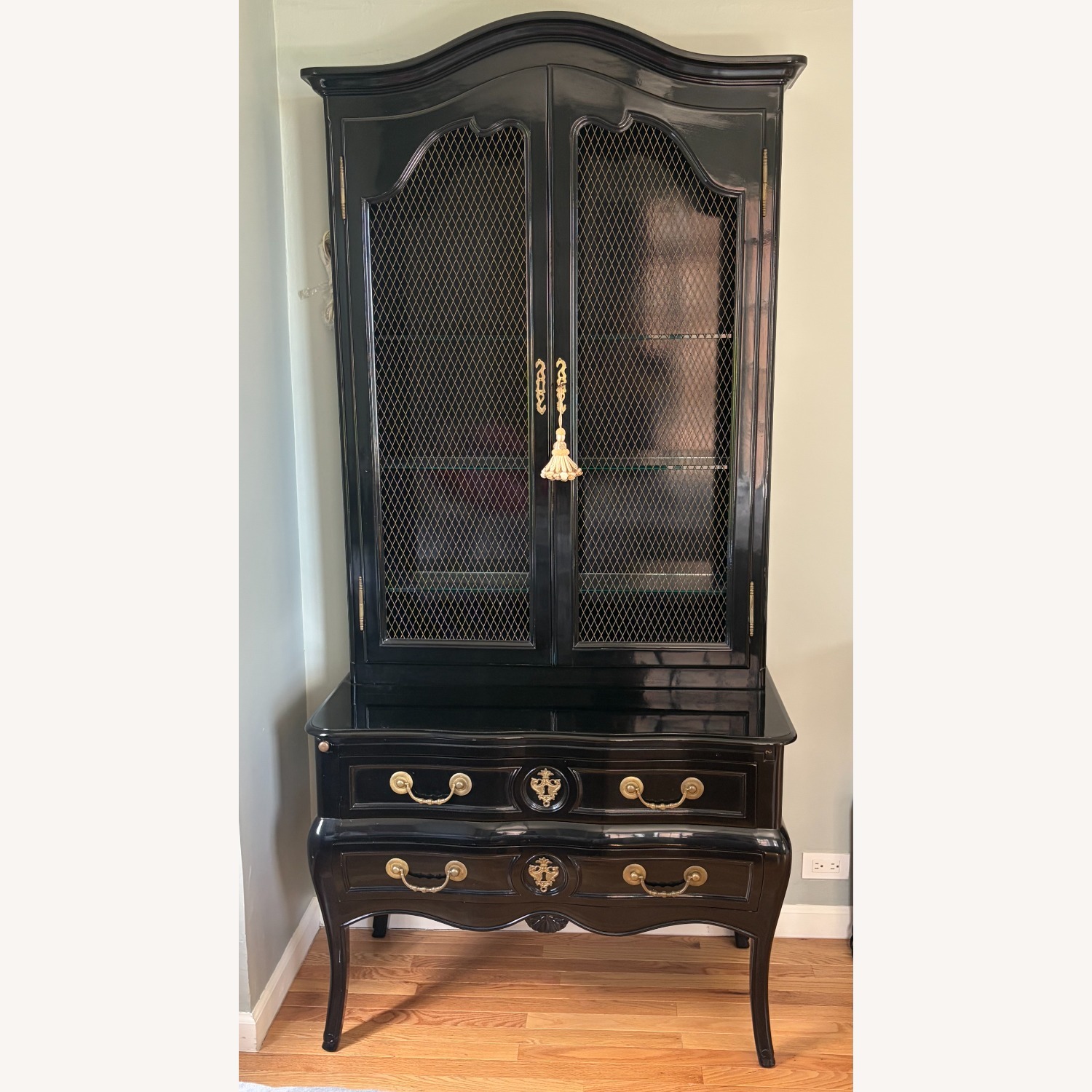 French Provincial Style Display Cabinet - image-1