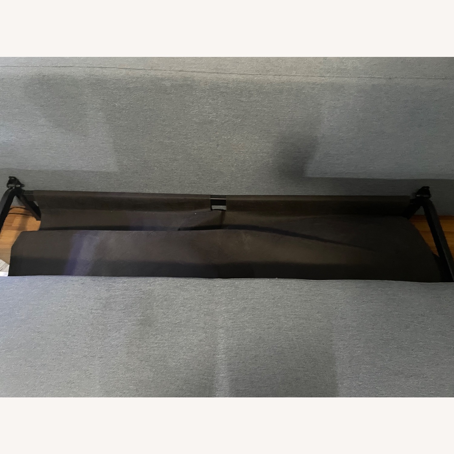 Room & Board Deco Grey Convertible Sofa - image-5