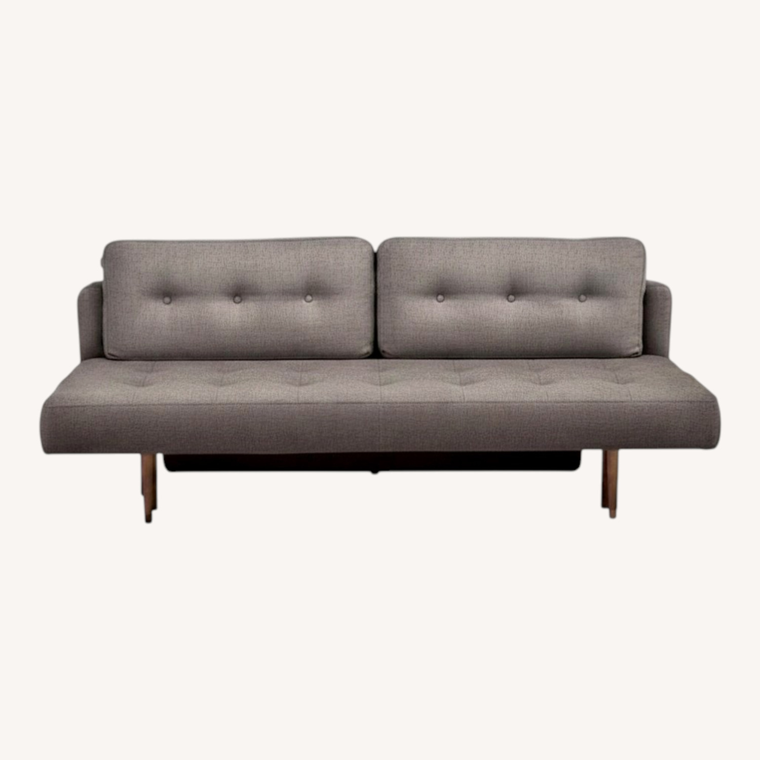 Room & Board Deco Grey Convertible Sofa - image-0