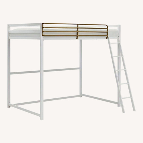 Used Monarch Hill Haven Metal Platform Loft Bed for sale on AptDeco
