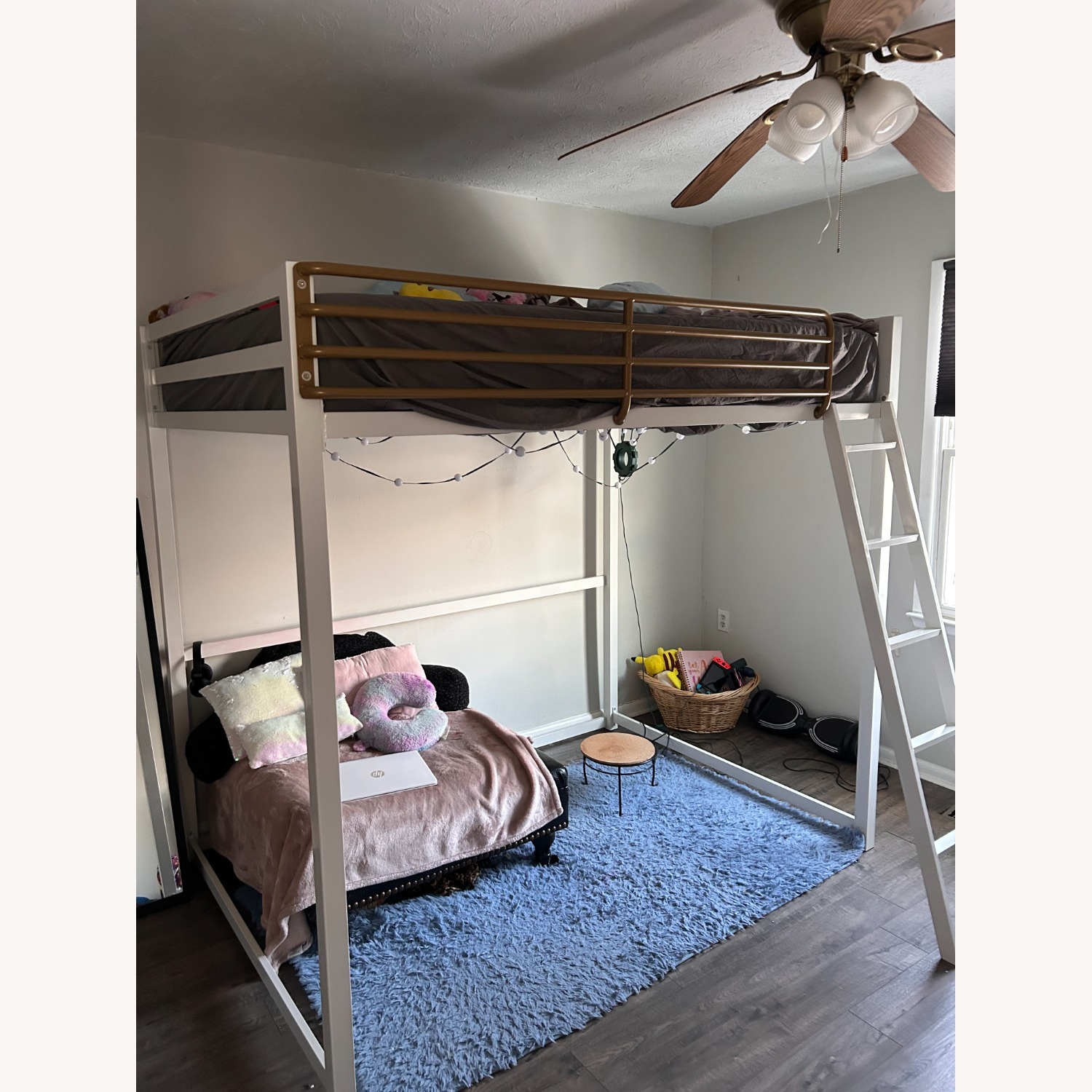 Monarch Hill Haven Metal Platform Loft Bed - image-5