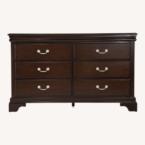 Used Bob's Discount Furniture Dark Brown Dresser for sale on AptDeco