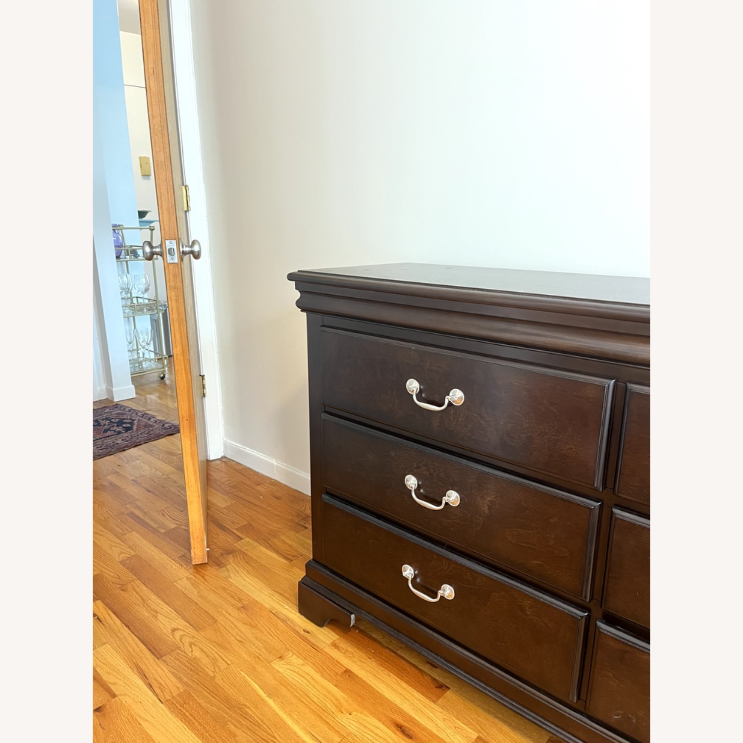 Bob's Discount Furniture Dark Brown Dresser - image-3