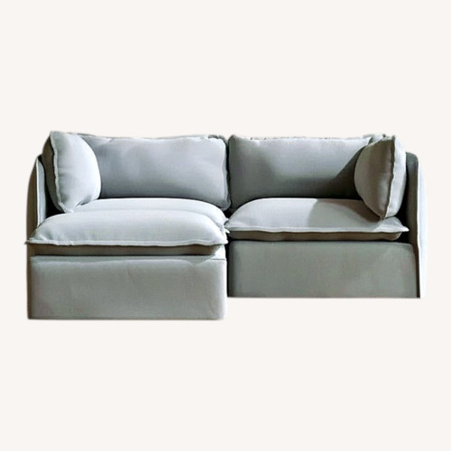 Used Anabei Dark Gray Fabric 2 Piece Sectional for sale on AptDeco