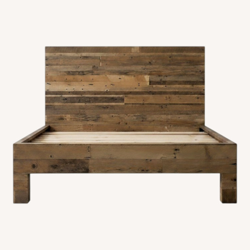 Used West Elm Emerson Reclaimed Wood Full Size Bed for sale on AptDeco