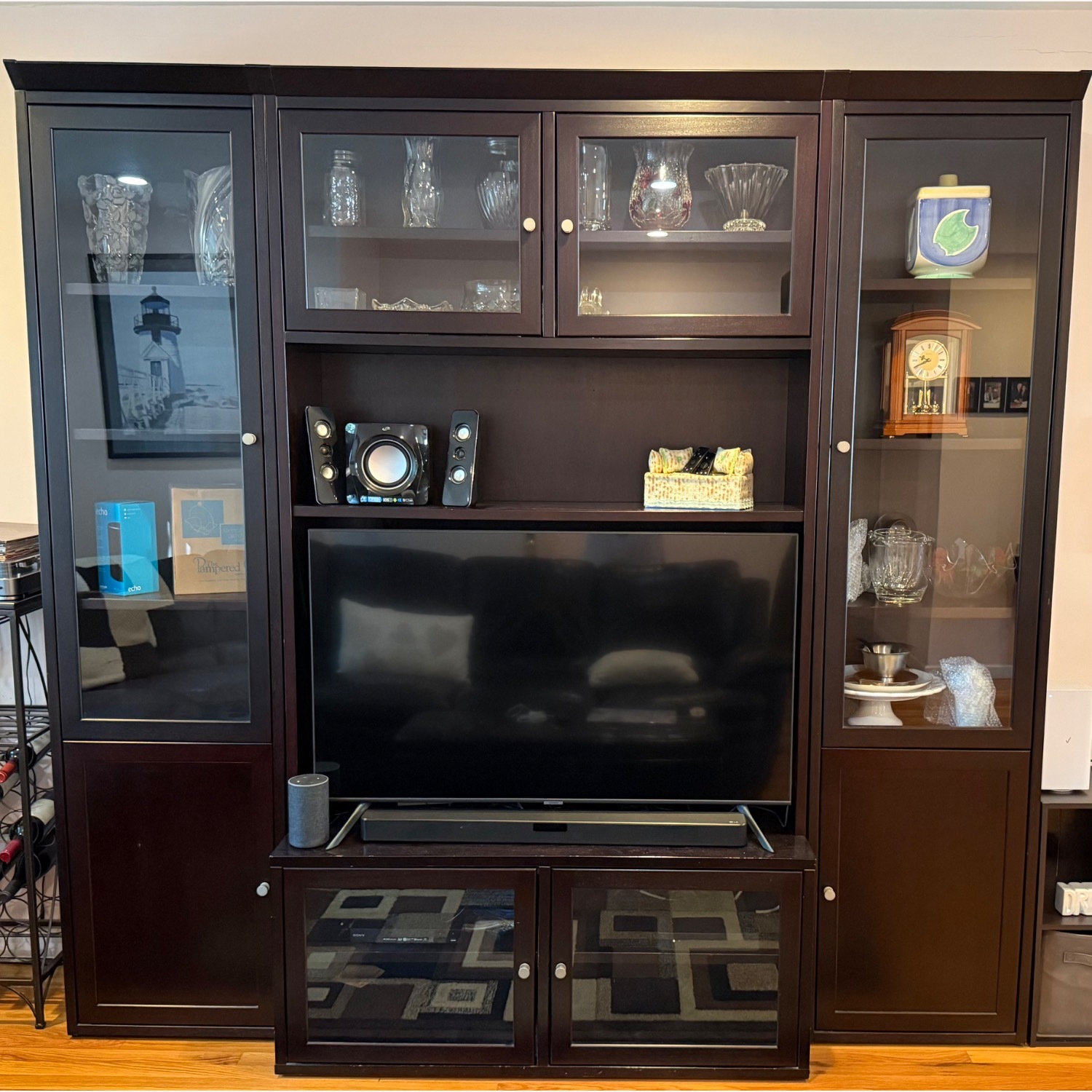 Wall Unit with Lots of Storage - image-1