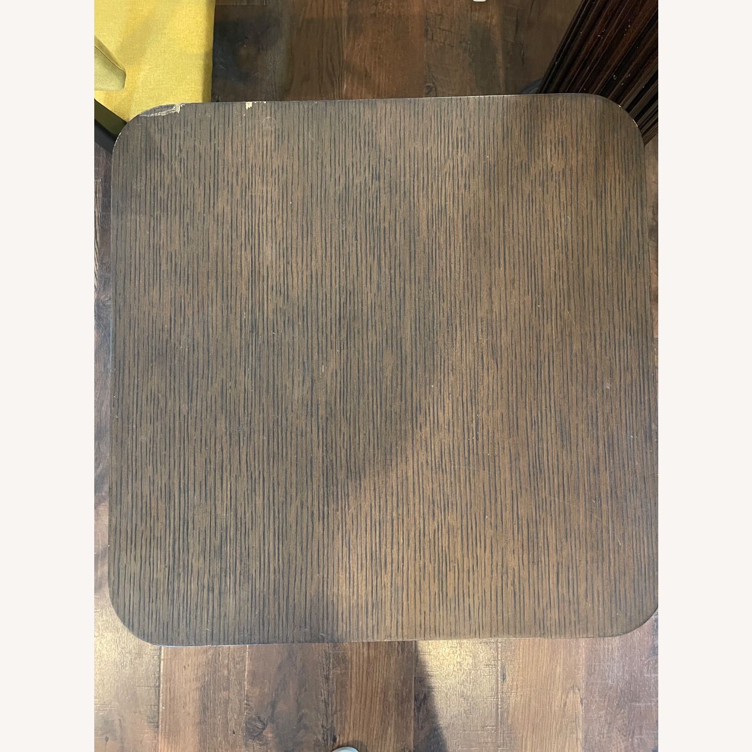 Restoration Hardware Dark Brown Wood Side Table - image-2