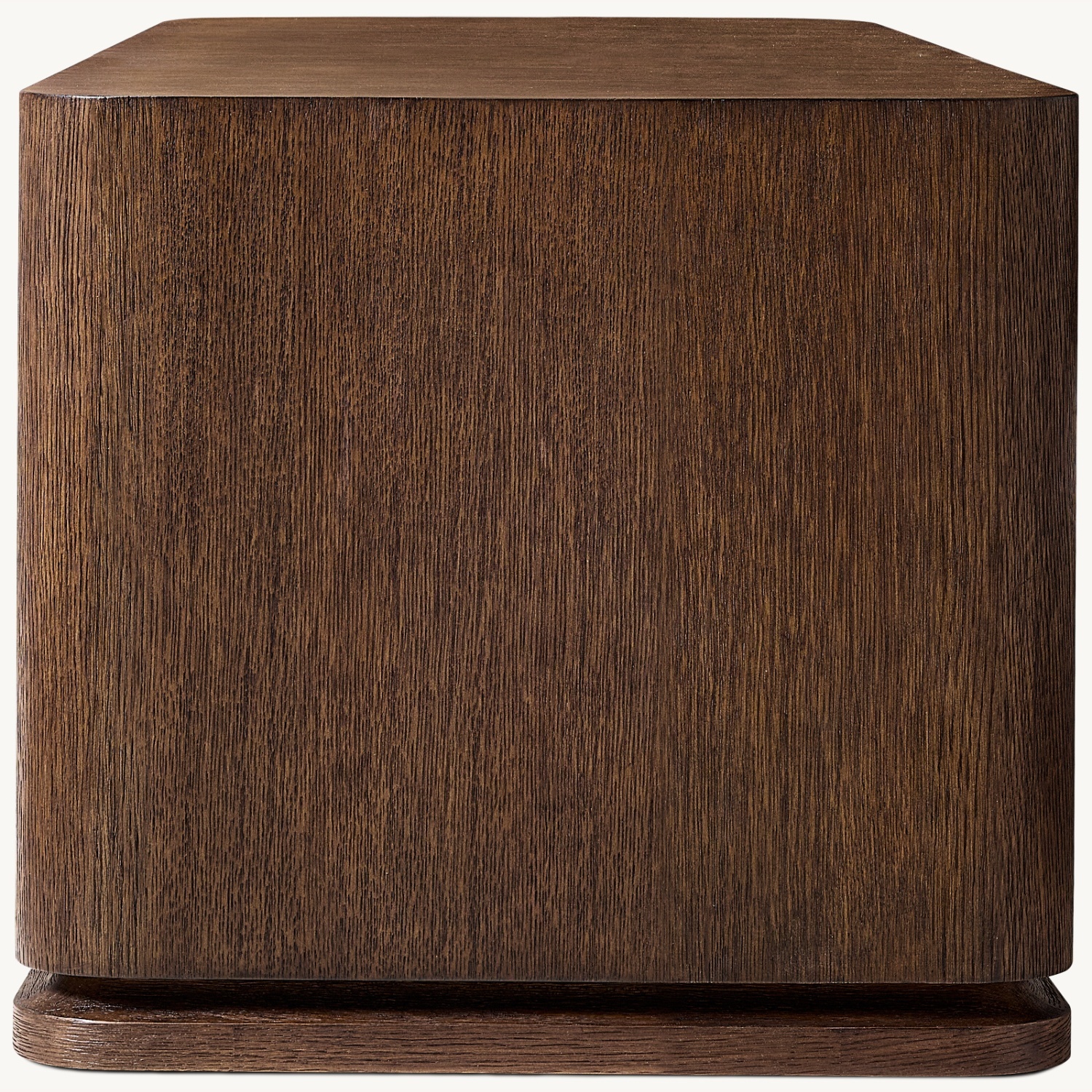 Restoration Hardware Dark Brown Wood Side Table - image-9