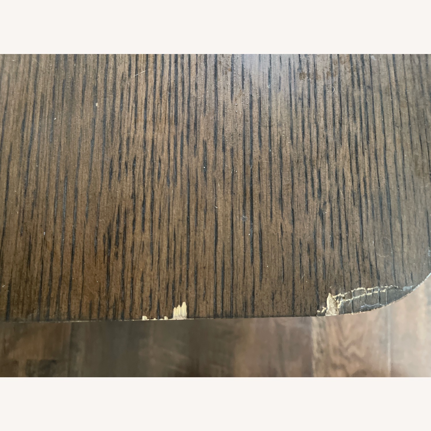 Restoration Hardware Dark Brown Wood Side Table - image-7