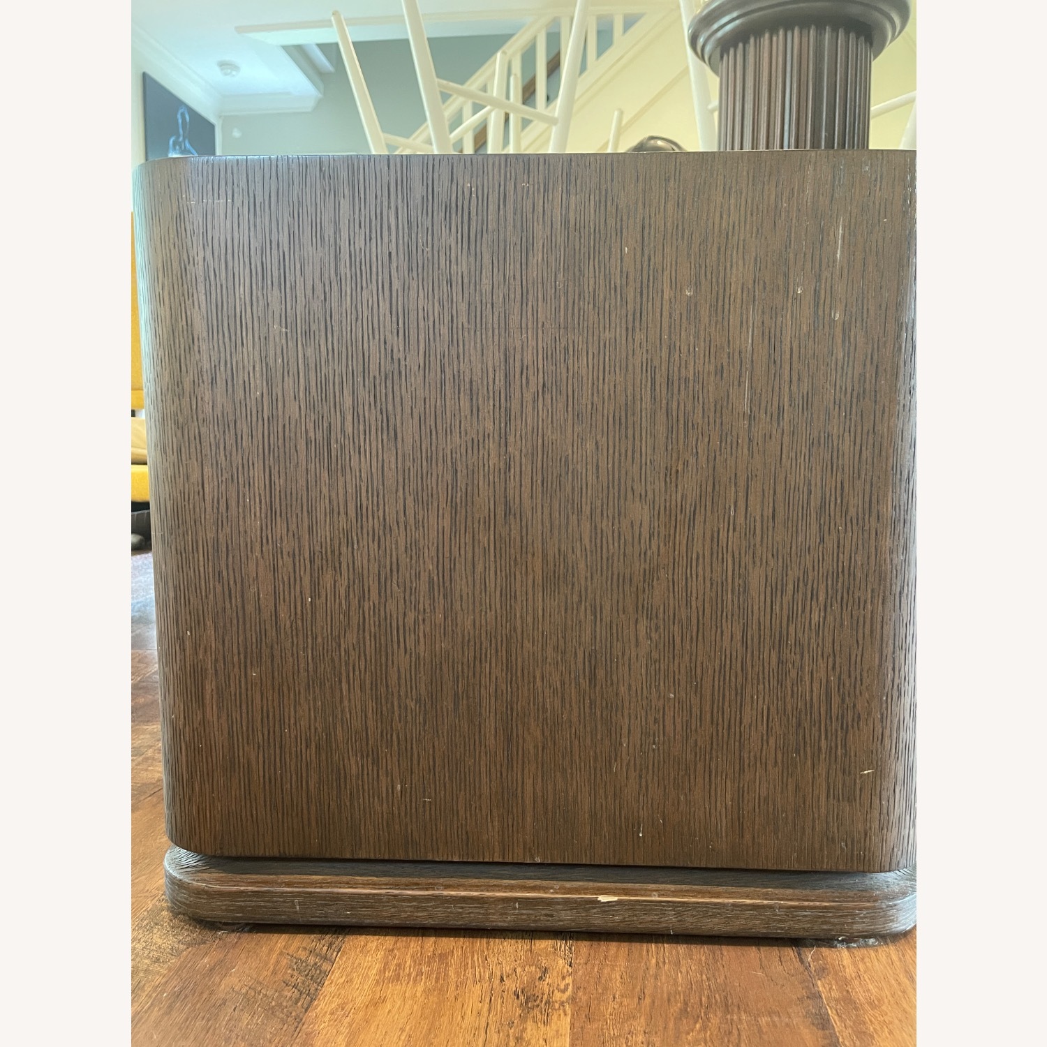 Restoration Hardware Dark Brown Wood Side Table - image-3