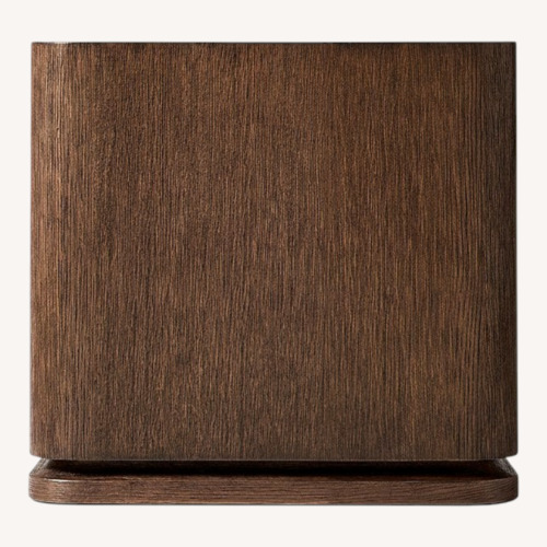 Used Restoration Hardware Dark Brown Wood Side Table for sale on AptDeco