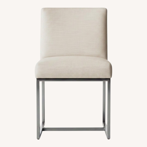 Used Restoration Hardware White Metal Dining Chairs for sale on AptDeco