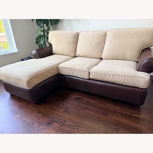 Used Arhaus Hadley 86" Sectional Sofa with Chaise  for sale on AptDeco