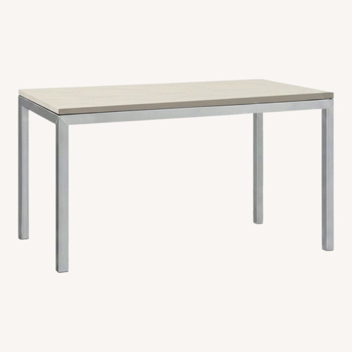 Used Room & Board Parsons White Desk for sale on AptDeco
