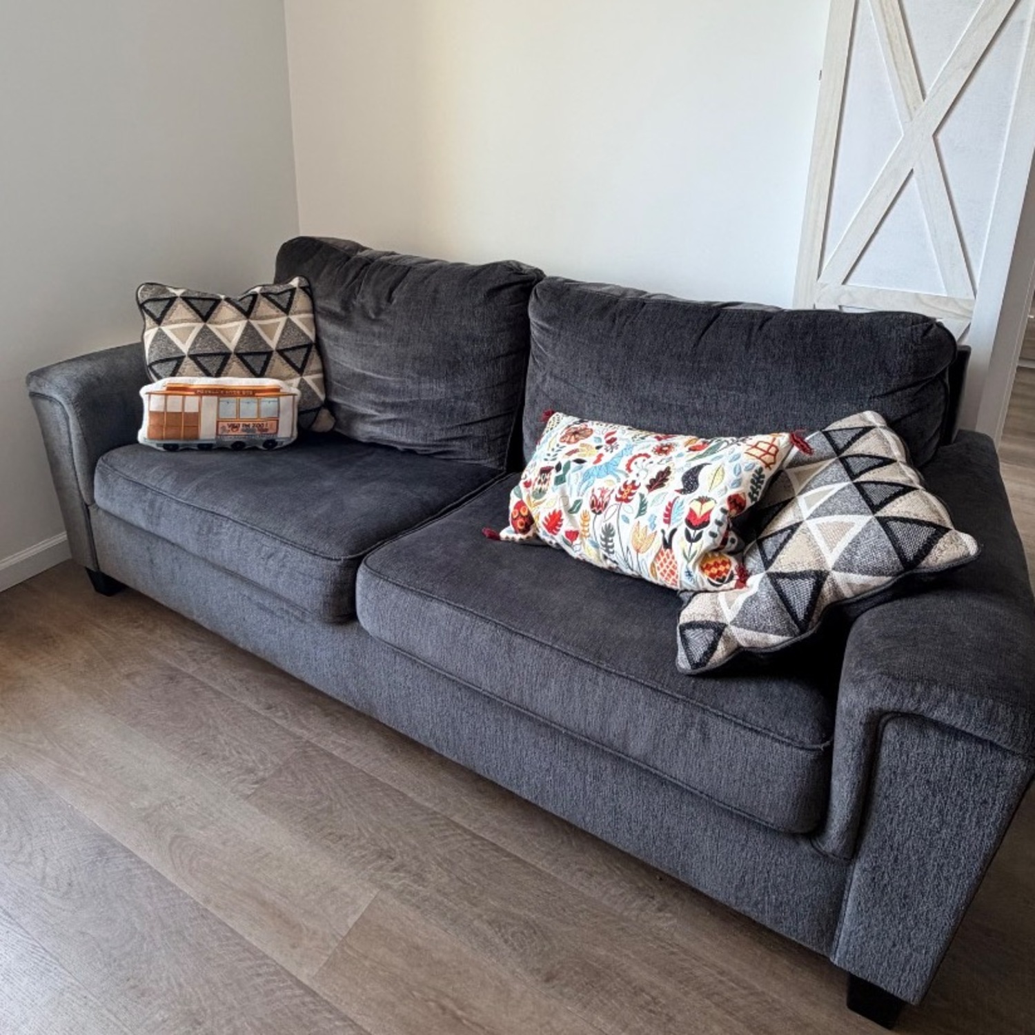 Ashley Furniture Abinger Dark Gray Sleeper Sofa - image-7