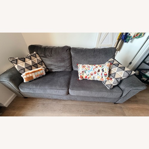 Used Ashley Furniture Abinger Dark Gray Sleeper Sofa for sale on AptDeco