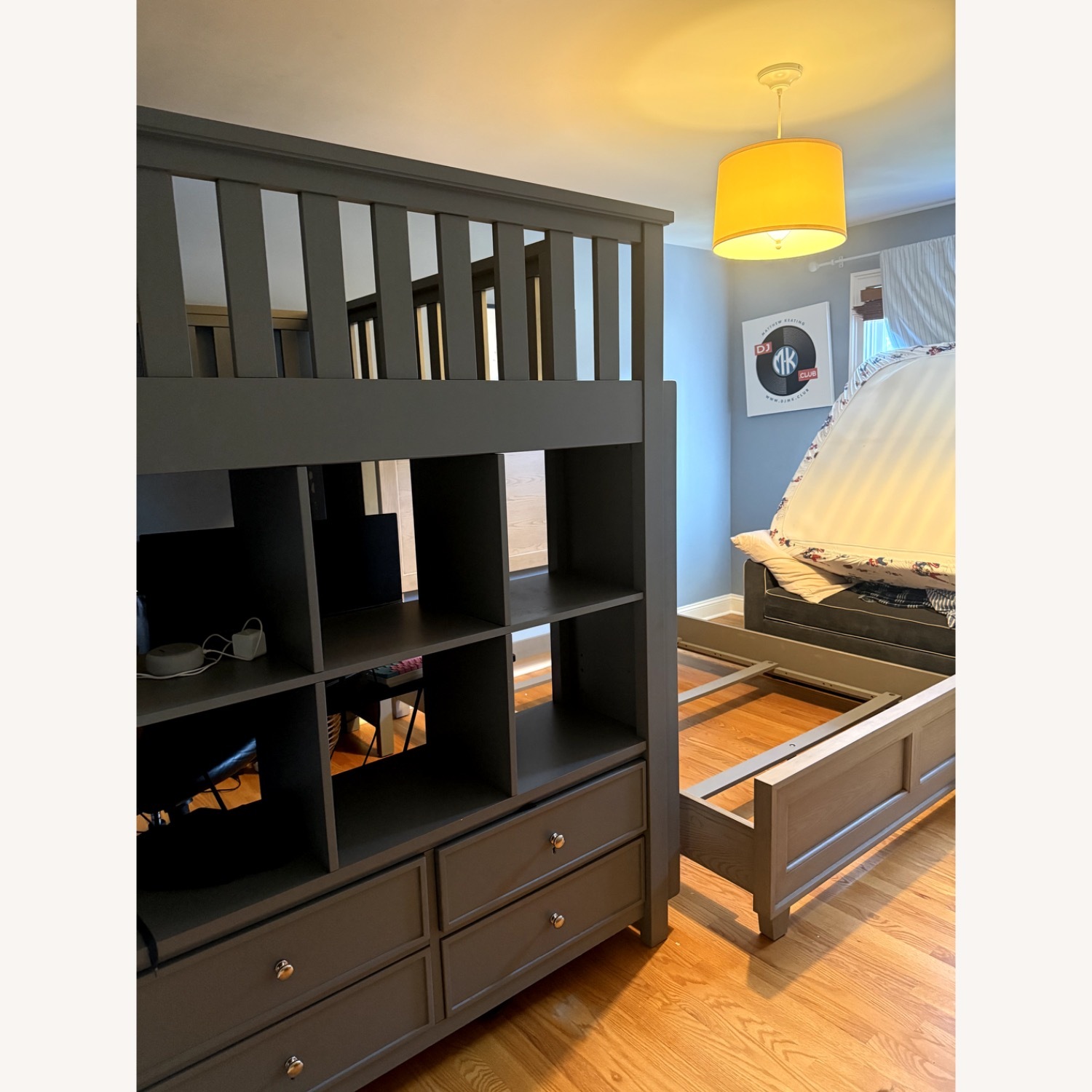 Pottery Barn Teen Blue Wood Bunk Bed - image-2