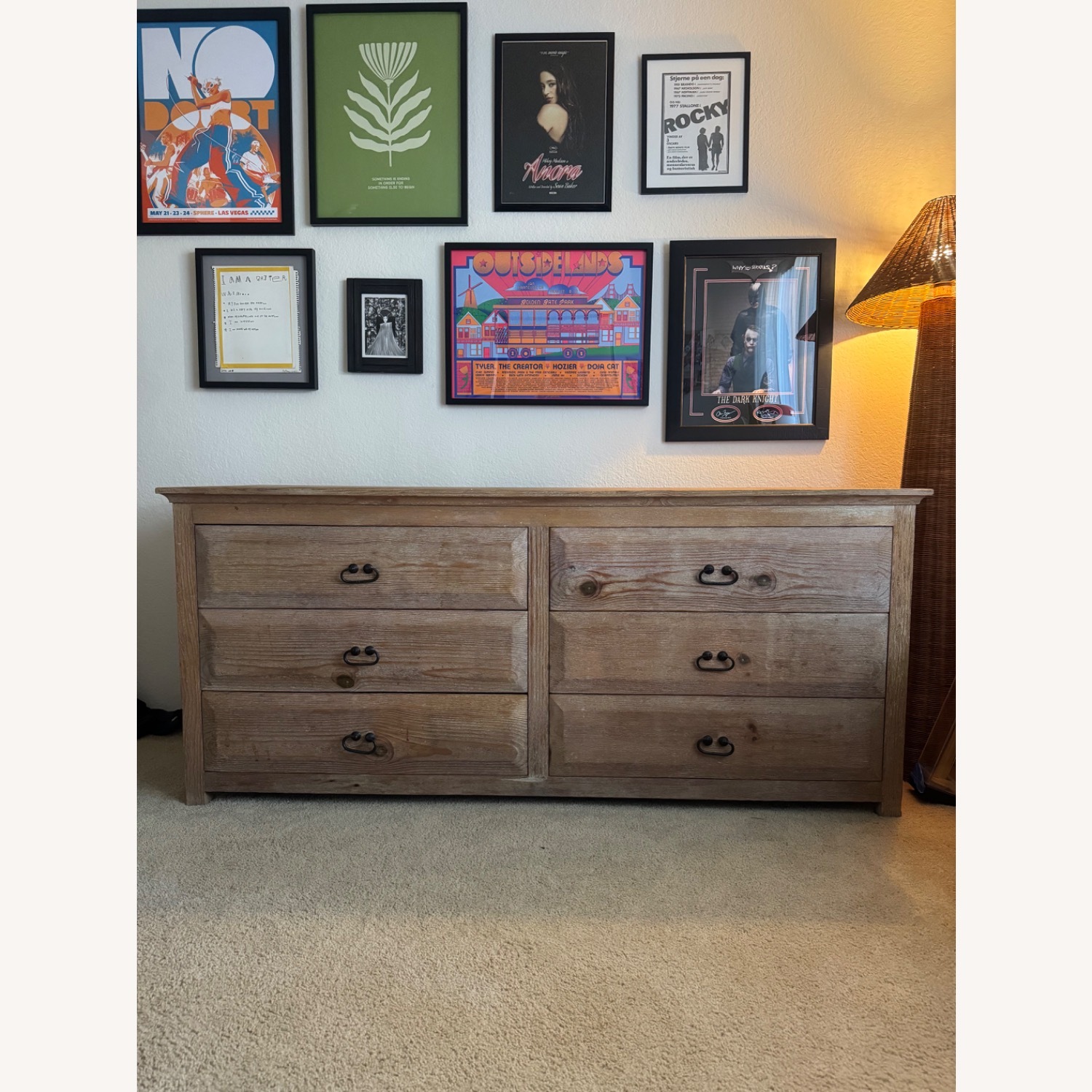 Restoration Hardware Light Brown Wood Dresser - image-1