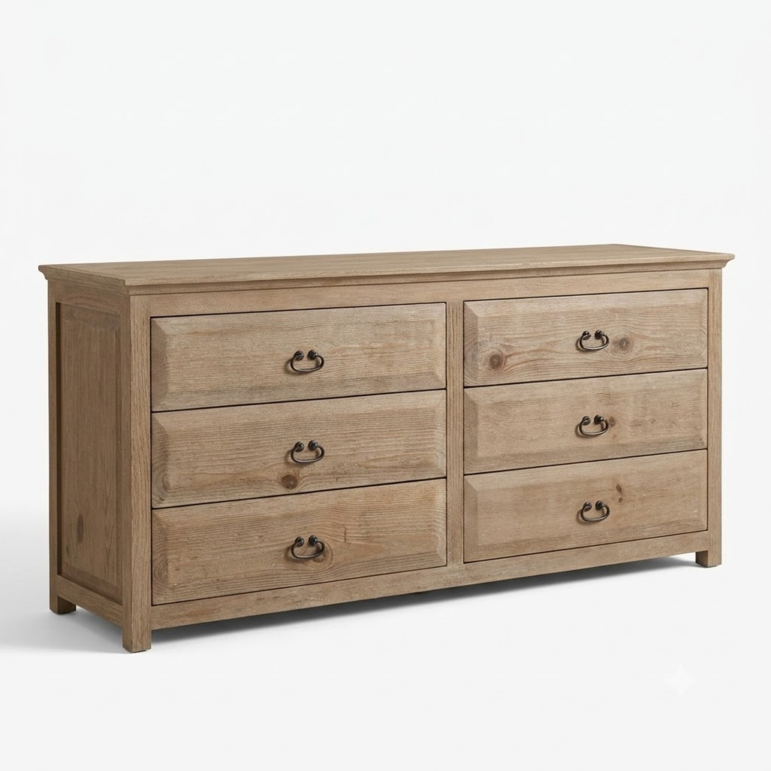 Restoration Hardware Light Brown Wood Dresser - image-5