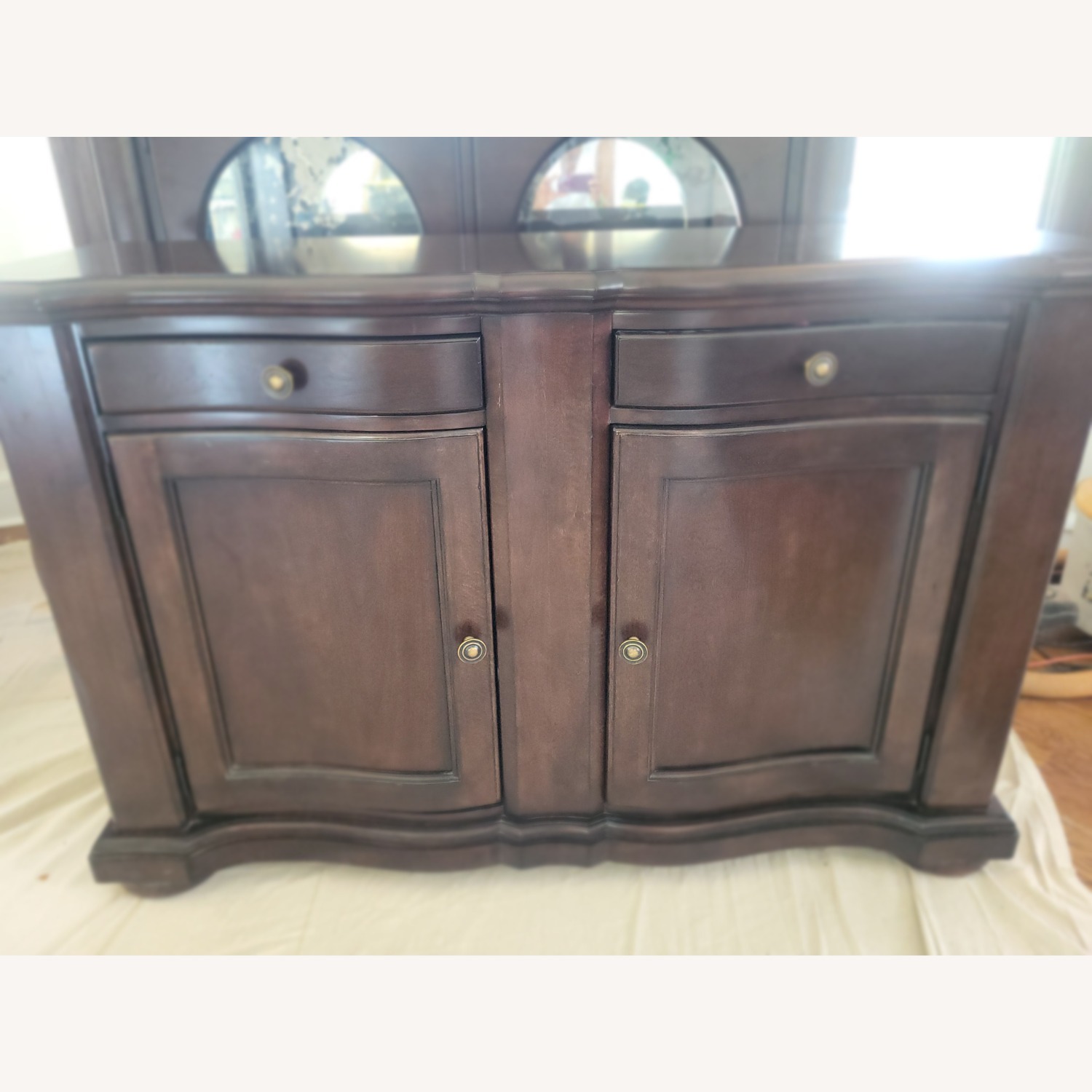 Bernhardt Arched Glass Hutch/China Cabinet - image-3