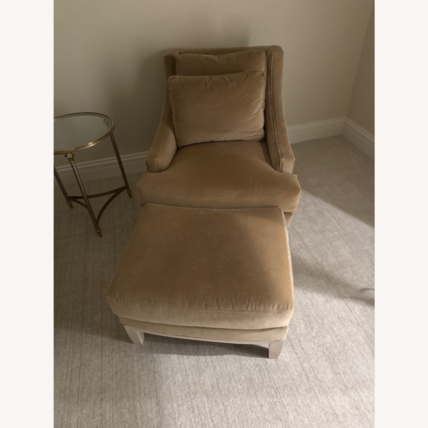 Kravet Natural Fabric Armchair - image-6
