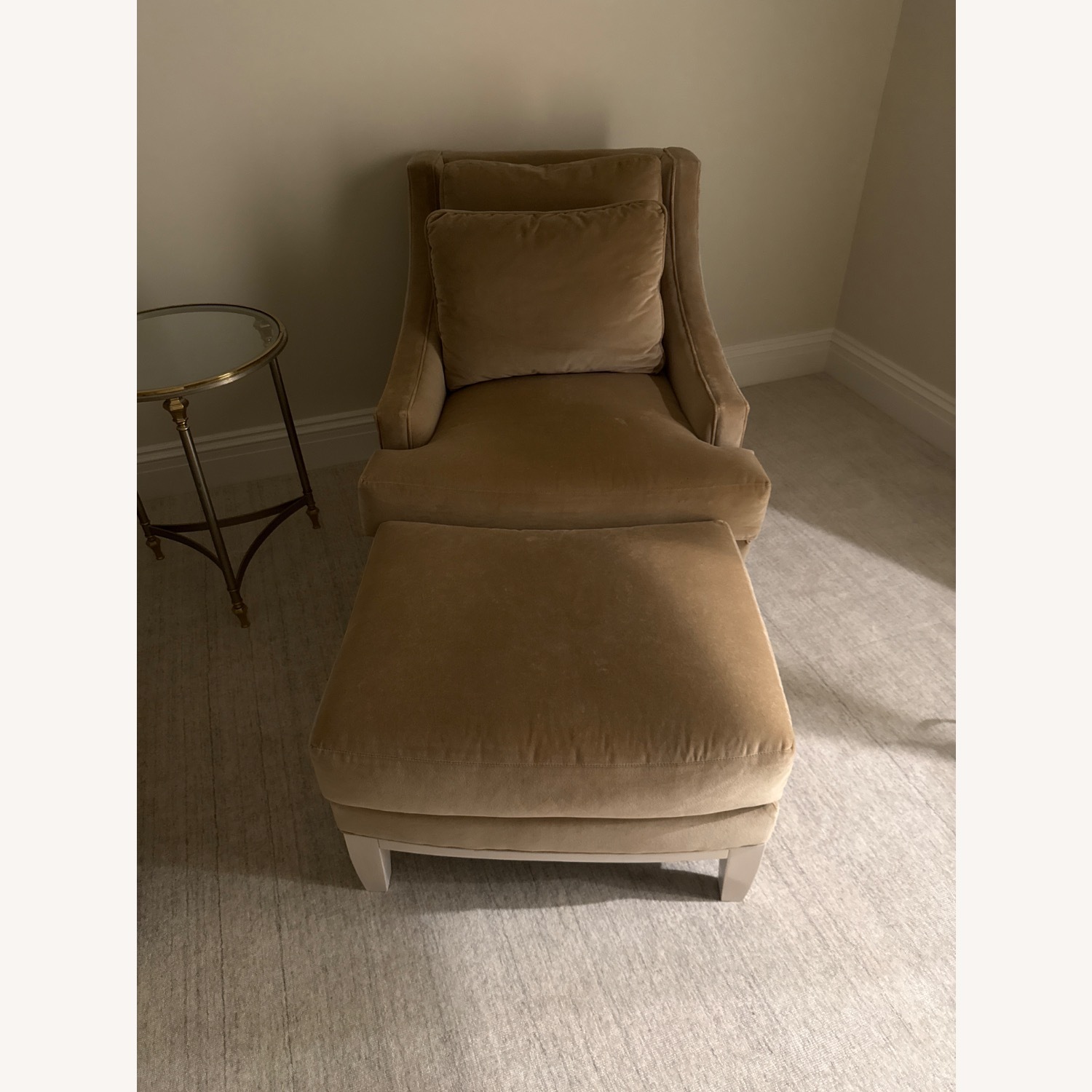 Kravet Natural Fabric Armchair - image-9