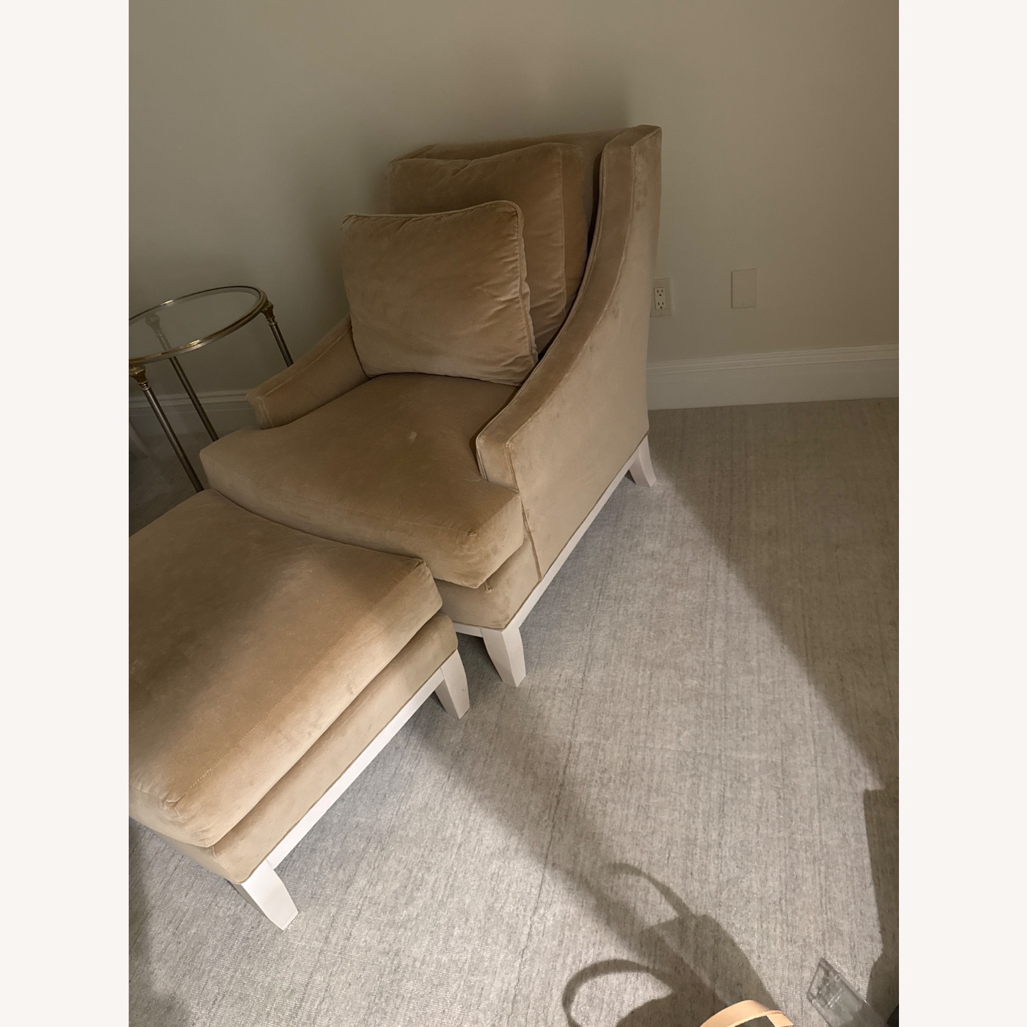 Kravet Natural Fabric Armchair - image-10